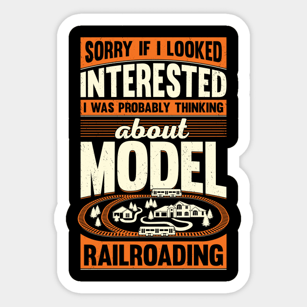 Funny Model Railroading Train Collector Gift Sticker by Dolde08